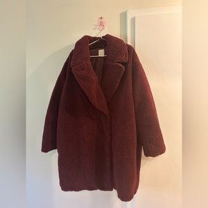 H&M Faux Sherling Coat